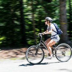 biking